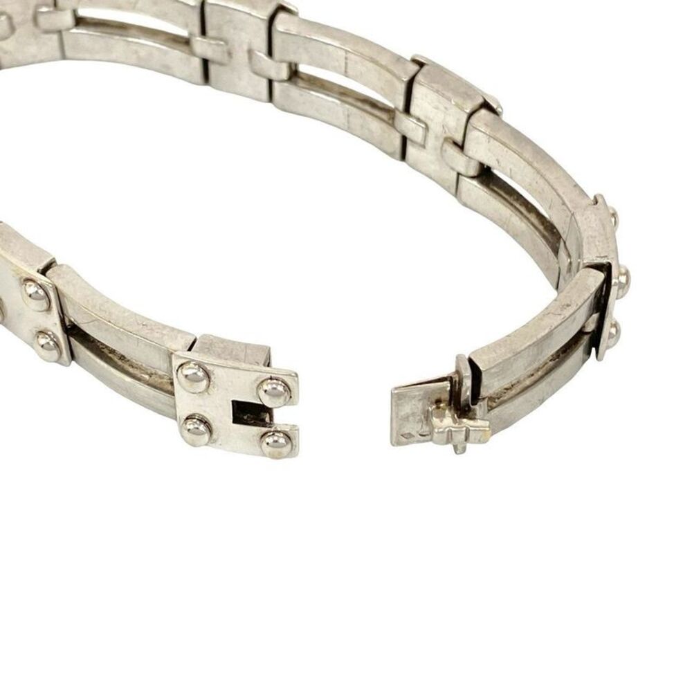 Hermès Gate Motif Silver 925 Bracelet - Picture 5 of 7